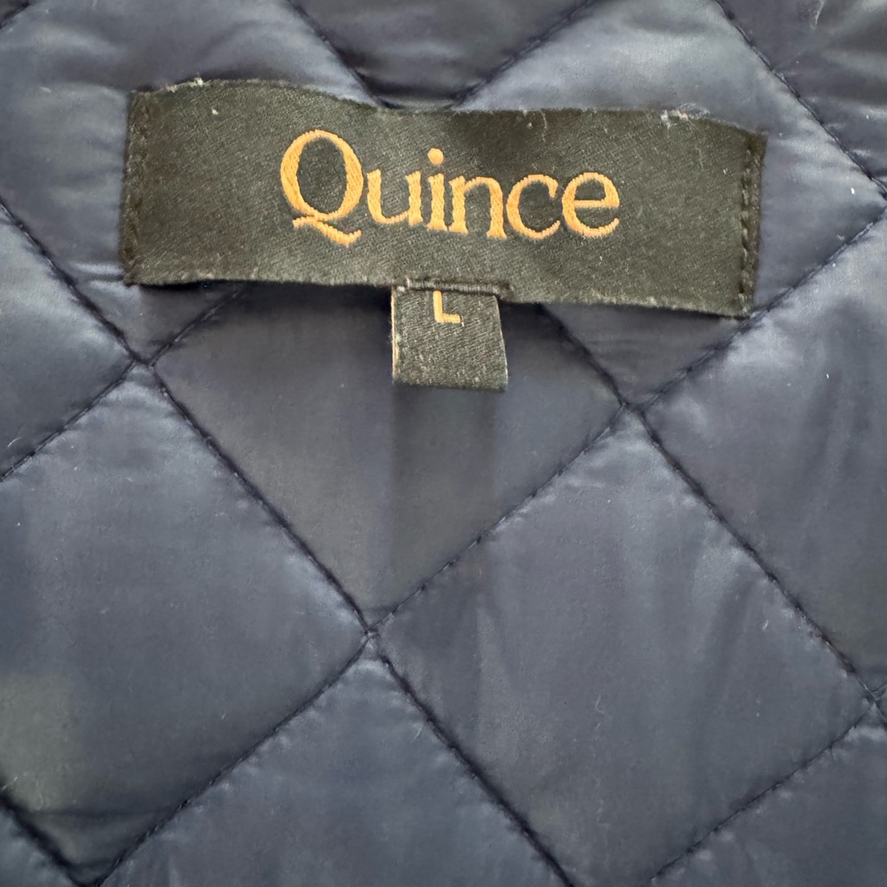 Quince Navy Featherless Quilted Puffer Jacket - Picture 5 of 6
